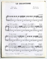 Partition sheet music d'occasion Partition sheet music d'occasion  Paris XI