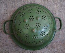 Enamelware colander dark for sale  Feasterville Trevose