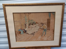 Ancienne aquarelle 1902 d'occasion Ancienne aquarelle 1902 d'occasion  Corbeil-Essonnes