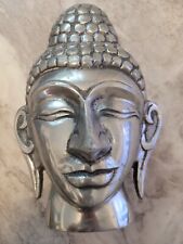 Silver buddha head for sale  SHEFFIELD