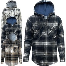 Mens hooded check for sale  MANCHESTER