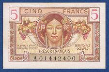 .billet trésor francais.5 d'occasion  France