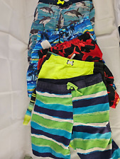 TRAJES DE BANHO MENINOS tamanho G lote 5 shorts de tabuleiro Sharks Tropical Adidas, usado comprar usado  Enviando para Brazil