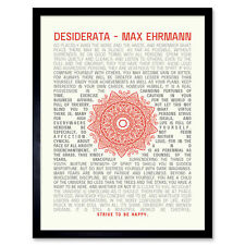 Desiderata ehrman mandala for sale  EDINBURGH