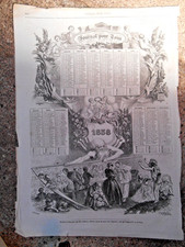 Vieux papier calendrier d'occasion  Saint-Hilaire-des-Loges