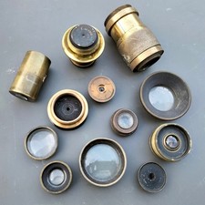 antique brass lens for sale  RYDE