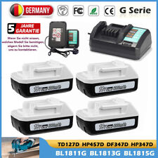 Akumulator do Makita 18V BL1815G 18V 4Ah BL1813G BL1820G BL1811G BL1830G HP457D Li-on, używany na sprzedaż  Wysyłka do Poland
