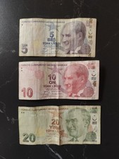 Turchia lotto banconote usato  Bergamo
