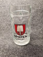 Caneca de cerveja GS Spaten Minichen covinhas Alemanha Oktoberfest vidro Stein 6,5” comprar usado  Enviando para Brazil