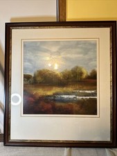 Wood glass framed for sale  Elverson