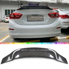 Usado, Asa de spoiler traseira porta-malas de fibra de carbono Duckbill para Chevrolet Chevy Cruze 2016-19 comprar usado  Enviando para Brazil