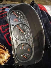 1999-2000 Honda Civic SI Em1 cluster medidor OEM com moldura de carbono comprar usado  Enviando para Brazil