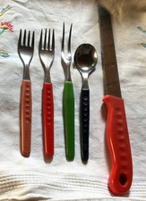 Ddr besteckteile mehrfarbig gebraucht kaufen  Badersleben
