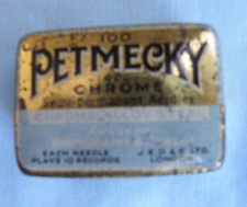 Petmecky gramophone needle for sale  BANFF