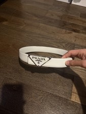 White prada belt for sale  STRATFORD-UPON-AVON