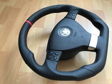 Lederlenkrad VW GTI R32 GT Golf 5 V Touran Caddy Passat 3C Eos Jetta Tiguan TOP., usado comprar usado  Enviando para Brazil