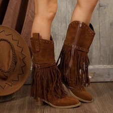 Botas femininas ocidentais panturrilha média cowboy borlas fivela salto bloco botas comprar usado Botas femininas ocidentais panturrilha média cowboy borlas fivela salto bloco botas comprar usado  Enviando para Brazil