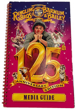 Ringling Bros Circus 125ª Edição Guia de Mídia Livreto Item Insider Larible BE comprar usado  Enviando para Brazil
