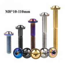 Usado, Parafusos de titânio M8 cabeça de ameixa treliça parafuso T40 Torx 10 15 20 25 30 35 40 50 60 70mm comprar usado  Enviando para Brazil