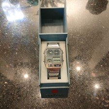Usado, 1983 Raro Vintage Original Prata Citizen Ana-Digi 8982 Temp Alarm Cronógrafo comprar usado  Enviando para Brazil