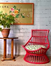 Vintage red bamboo for sale  PEWSEY