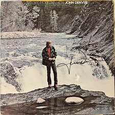 Usado, Álbum autografado à mão assinado por John Denver Rocky Mountain High Colorado Take Me Hom comprar usado  Enviando para Brazil