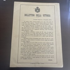 Bollettino della vittoria usato  Palermo
