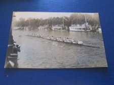 Cartão postal de corrida de barco (rema) com espectadores assistindo. (Não publicado) comprar usado  Enviando para Brazil