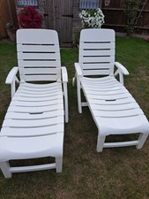 Poolside garden sunloungers for sale  BIGGLESWADE