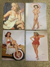 Blechschilder retro pinup gebraucht kaufen  Zandt
