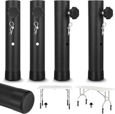 Extensores de mesa dobráveis MAQUITA, risers de aço altamente duráveis para preto  comprar usado  Enviando para Brazil