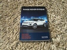 Range Rover Evoque Manual do Proprietário - Coupe e 5 Portas (2011 - 2015) ● comprar usado  Enviando para Brazil