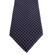 Gravata Lauren Ralph Lauren 100% seda azul acabamento à mão importada EUA LRL comprar usado  Enviando para Brazil