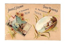 Usado, Cartão comercial c1880's, David Brown & Co. Saboneteiras comprar usado  Enviando para Brazil