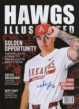 Wehiwa Aloy Auto Hawgs Illustrated Magazine Arkansas Razorbacks Baseball Signed segunda mano  Embacar hacia Mexico