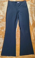 Calça calça Three Hearts Trinni tamanho 7 Y2k 2000's listrada preta cintura baixa  comprar usado  Enviando para Brazil