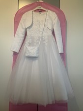 Kommunionkleid 134 komplettset gebraucht kaufen  Mühlhausen-Umland