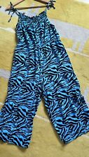 Zebra print blue for sale  HUNTINGDON