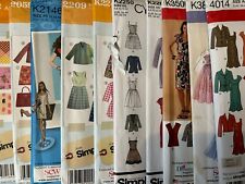 Simplicity sewing patterns. for sale  OAKHAM