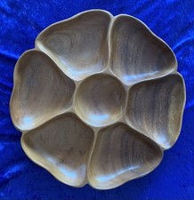 Vintage teak wooden for sale  FLEET