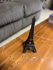Decoração lembrança modelo torre Eiffel miniatura bronze metal 3,9", usado comprar usado  Enviando para Brazil