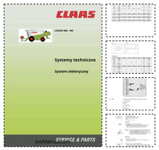 Claas Lexion 480 405 Kombajn elektryczny instrukcja serwisowa PL PDF, używany na sprzedaż Claas Lexion 480 405 Kombajn elektryczny instrukcja serwisowa PL PDF, używany na sprzedaż  PL