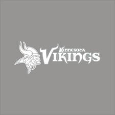 Adesivo de vinil Minnesota Vikings #11 logotipo da equipe da NFL 1 cor parede janela, usado comprar usado  Enviando para Brazil