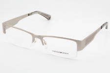 Armações de óculos retangulares masculinas Emporio Armani EA1018 3045 prata fosca 55mm comprar usado  Enviando para Brazil