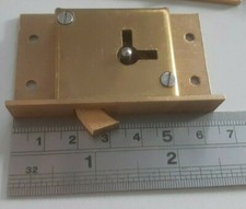  Fechadura de porta deslizante 1 chave 64mm x 38mm) 4 alavancas sem manter novo estoque antigo (2916) comprar usado  Enviando para Brazil