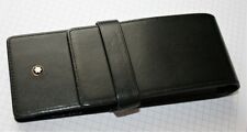 Montblanc Meisterstück Siena 3er Lederetui in Schwarz mit Goldbeschichtung gebraucht kaufen  Sulz am Neckar