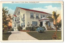 Cartão postal HOME OF VIOLA DANA Hollywood, CA estrela de cinema atriz de cinema silencioso década de 1920 comprar usado  Enviando para Brazil