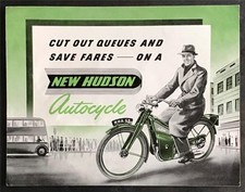 Hudson autocycle sales for sale  LEICESTER