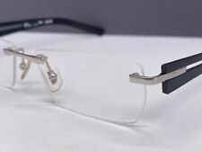 Öga Morel Brille Herren Schwarz Randlos Holz Bügel groß XL 69040 NP 595€ comprar usado  Enviando para Brazil