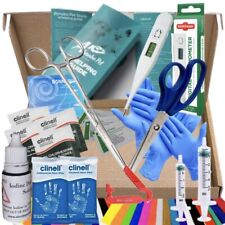 Usado, Kit de ajuda Alpha Dog mini filhote gato braçadeira de cabo pinça iodo conjunto de parto para animais de estimação comprar usado  Enviando para Brazil